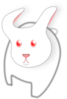 White Bunny Clip Art